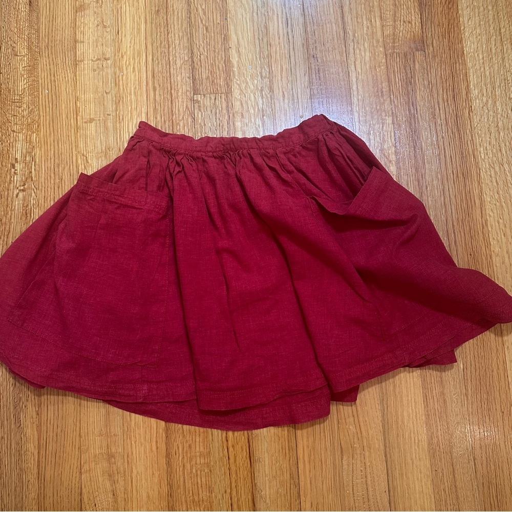 Ecote Red Skirt Size Small (#)